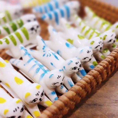 バチャン焼き @ ハノイ商店ベトナム北部陶器の代表 バチャン陶器 大人気 アニマル箸置き