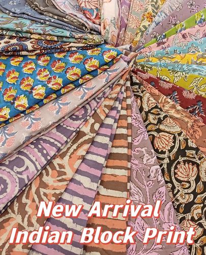 INDIAN HAND BLOCK PRINT FABRIC ハノイ商店 ハンド ブロック プリント インディアン ファブリック