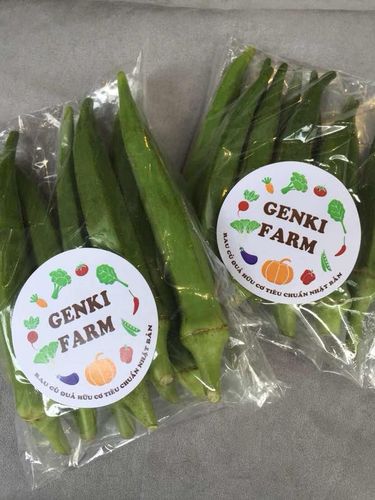 GENKI FARM:新鮮・完全無農薬採れたてオクラ